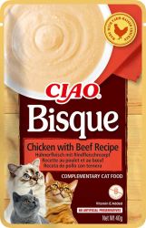 Inaba Cat Ciao Bisque - csirke-marha  40 g