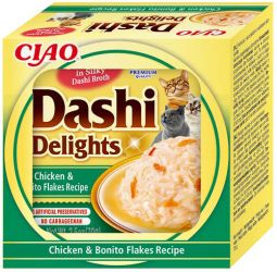 Inaba Cat Ciao Dashi Delights - csirke-bonito pehely  70 g
