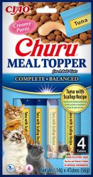 Inaba Cat Churu Meal Topper - tonhal-kagyló 4 x  14 g