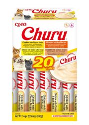 Inaba Cat Ciao Churu Mix - csirke-sajt-marha-lazac 20 x  14 g