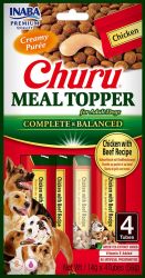 Inaba Dog Churu Meal Topper - csirke-marha 4 x  14 g