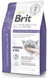 Brit Veterinary Diet Gastrointestinal alacsony zsírtartalmú táp macskáknak  2 kg