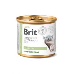 Brit Veterinary Diet diétás konzerv cukorbeteg macskáknak  200 g