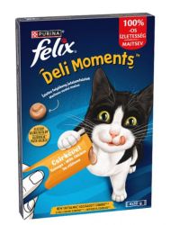 Felix Deli Moments jutalomfalat macskáknak - csirkés 4 x  10 g