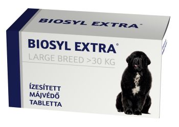 Biosyl Extra ízesített májvédő tabletta - Large Breed  30 tabletta