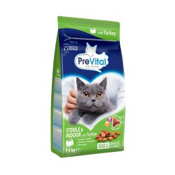 PreVital Sterile & Indoor száraz eledel pulykával  1.4 kg
