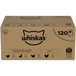 Whiskas 120 pack alutasakos válogatás macskáknak - baromfis 120 x  85 g