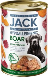 Jack hipoallergén konzerv - pástétom vaddisznóhússal és édesburgonyával  400 g