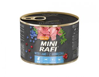 Rafi Mini - konzerv kistestű kutyáknak bárányhússal  185 g