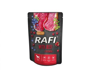 Rafi alutasakos eledel kutyáknak marhahússal és áfonyával 300 g
