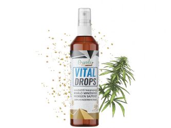 Vital Drops hidegen sajtolt kendermagolaj spray  200 ml