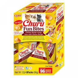 Inaba Cat Fun Bites Wrap - csirke-sajt 8 x  12 g