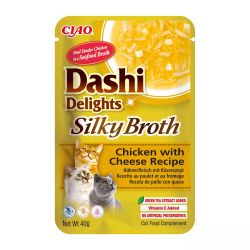 Inaba Cat Dashi Delights Silky Broth - csirke-sajt  40 g