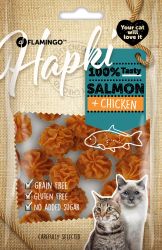Flamingo Snack - Hapki Salmon + Chicken - lazacos csirkés  50 g
