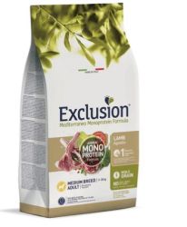 Exclusion Mediterraneo Monoprotein Lamb Medium Breed száraz kutyatáp  12 kg
