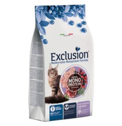 Exclusion Mediterraneo Monoprotein Chicken Giant Sterilized száraz macskatáp ivartalanított macskáknak  1.5 kg