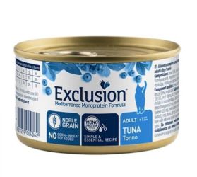 Exclusion Mediterraneo Monoprotein Tuna konzerv macskák számára  85 g