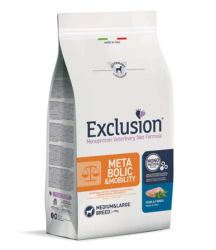 Exclusion Metabolic & Mobility Pork & Fibres Medium & Large Breed száraz kutyatáp  2 kg