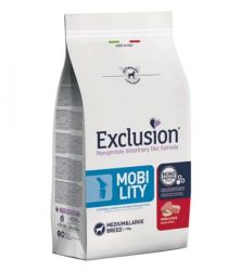 Exclusion Mobility Pork & Rice Medium & Large Breed száraz kutyatáp  2 kg