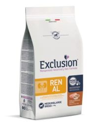 Exclusion Renal Pork & Sorghum and Rice Medium & Large Breed száraz kutyatáp  2 kg