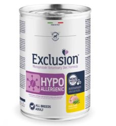 Exclusion Hypoallergenic Quail & Pea konzerv kutyák számára  400 g