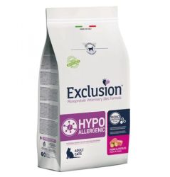 Exclusion Hypoallergenic Pork & Potato száraz macskatáp  1.5 kg