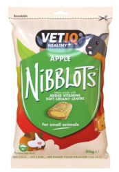 Mark&Chappell VetIQ Nibblots Apple - alma ízesítésű falatkák kisállatoknak  30 g