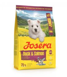 Josera Junior Mini Duck & Salmon - szárazeledel kistestű kölyökkutyák számára  10 kg