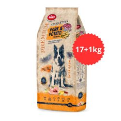 Alice Professional Croquettes Pork&Potato - szárazeledel kutyák számára 17+1 kg  18 kg