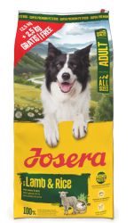 Josera Adult Lamb & Rice - gluténmentes szárazeledel kutyák számára  15 kg