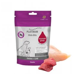 Platinum Click-Bits Chicken+Lamb - jutalomfalat csirke+bárány kutyák számára  150 g