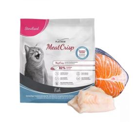 Platinum MeatCrisp Sterilised Fish - szárazeledel macskák számára  400 g