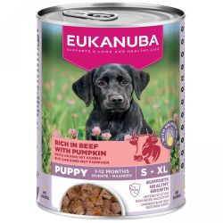 Eukanuba Life Care Puppy Rich in Beef with Pumpkin - nedves eledel kölyökkutyák számára marhával és sütőtökkel 400 g  400 g