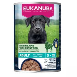 Eukanuba Life Care Rich in Lamb with Potatoes - nedves eledel felnőtt kutyák számára báránnyal és burgonyával  400 g