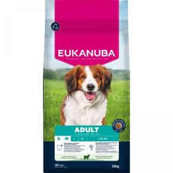 Eukanuba Life Care Adult S/M Lamb&Rice - szárazeledel kis- és közepes testű felnőtt kutyák számára báránnyal és rizzsel  12 kg