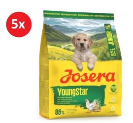 Josera YoungStar Chicken - szárazeledel kölyökkutyák számára ÚJ 5 x  900 g