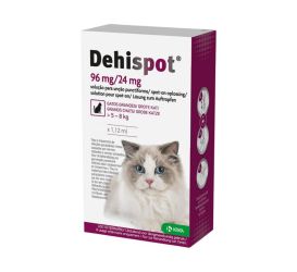 Dehispot 96 mg/24 mg rácsepegtető oldat nagytestű macskák számára  1 db