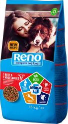 Reno Optimal Life 5 with Beef & Vegetables - szárazeledel kutyák számára  15 kg