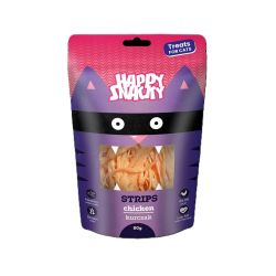 Happy Snacky Cat Strips Chicken - jutalomfalat macskák számára 80 g