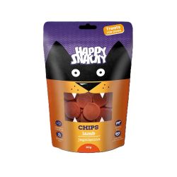Happy Snacky Dog Chips Lamb - jutalomfalat kutyák számára 80 g