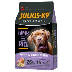 Julius-K9 Hypoallergenic Puppy & Junior - Lamb & Rice  3 kg