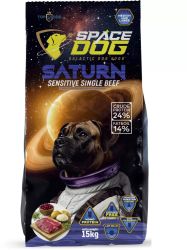 Space Dog Saturn Sensitive Single Beef - szárazeledel felnőtt kutyák számára  15 kg