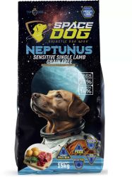 Space Dog Neptunus Sensitive Single Lamb - szárazeledel felnőtt kutyák számára  15 kg