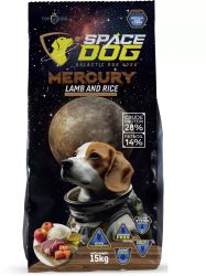 Space Dog Mercury Puppy & Junior Lamb and Rice - szárazeledel kölyökkutyák számára  15 kg