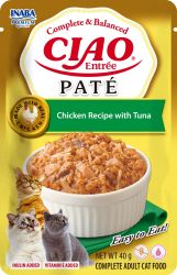 Inaba Cat Ciao Entrée Paté Chicken with Tuna - csirke-tonhal  40 g