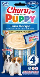 Inaba Dog Churu Puppy Tuna - tonhal 4 x  14 g