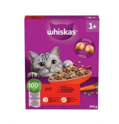 Whiskas szárazeledel marhával  300 g