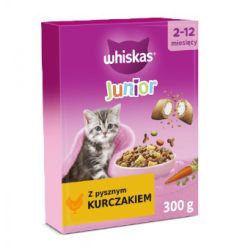 Whiskas Junior szárazeledel csirkehússal  300 g