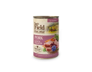 Sam's Field True Meat Pork enriched with Carrot & Linseed Oil for Puppies 400 g