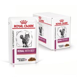 Royal Canin Feline Renal with Beef Wet - Alutasakos 12 x  85 g